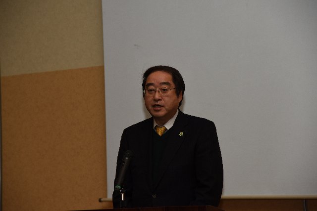 鳥取県中部総合事務所の西山所長の開会挨拶