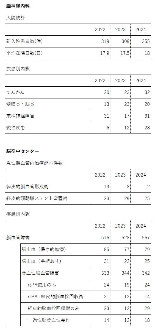 診療実績2024