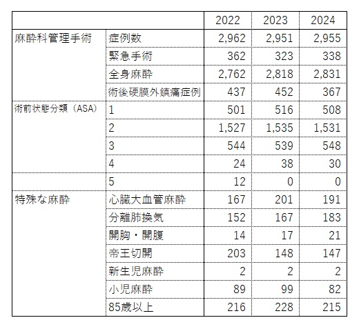 診療実績2024