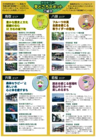 新因幡ライン魅力発信キャンペーンパンフレット・裏