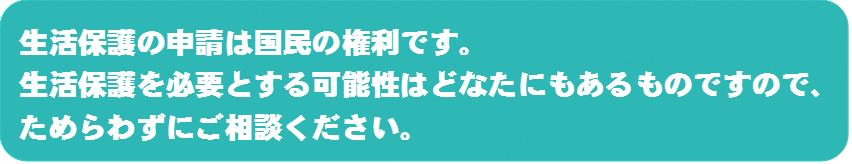 生活保護の申請について