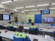 台風第7号に係る鳥取県災害対策本部会議1