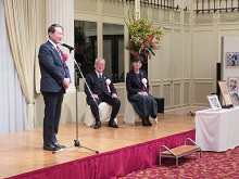 浜崎晋一会長　日本陸上競技連盟秩父宮章受章記念祝賀会2