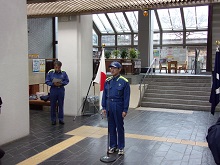 鳥取県災害派遣福祉チーム（DWAT）出発式1