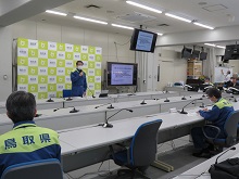 大雪に係る鳥取県災害警戒本部会議1