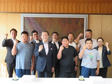 「第39回わんぱく相撲全国大会」鳥取県代表からの出場報告会2