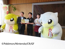 株式会社ちむらの「とうふちくわ」とポケモン・サンドのコラボ商品発売報告会2