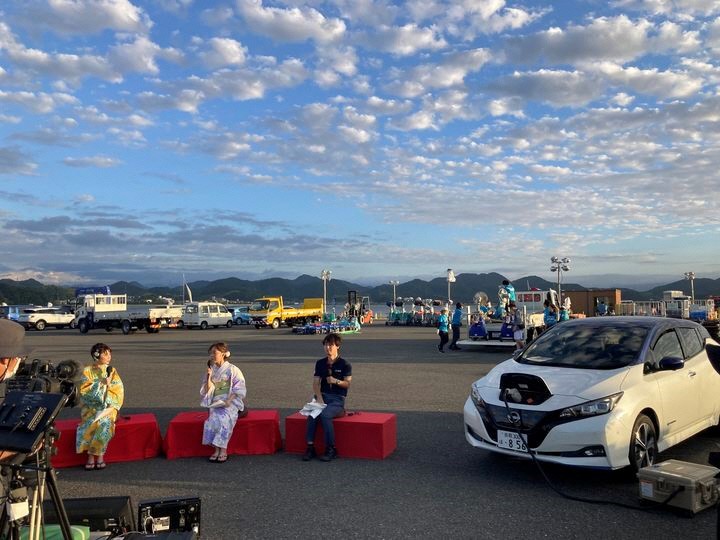 がいな祭花火大会のようす