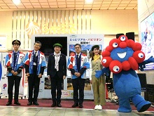 JR鳥取駅 大阪・関西万博及びとっとリアル・パビリオンPRコーナー オープニングセレモニー2