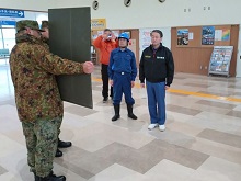 南海トラフ地震に備えた鳥取県大規模地震対応訓練1