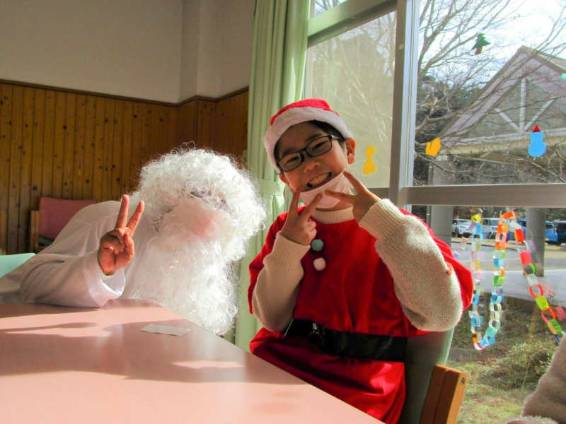 クリスマスの神様とツーショット