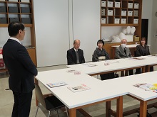 倉吉百花堂委員会からの鳥取県立美術館開館応援企画美術展「はこ展」開催報告会1