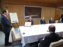 下町水土里会からの多面的機能発揮促進事業中国四国農政局長表彰（最優秀賞）受賞報告会1