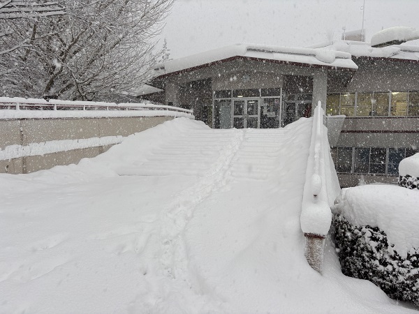 待望の積雪