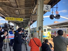 「鳥取駅サンド装飾」お披露目セレモニー2