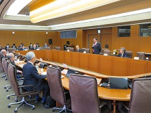 金融機関トップとのトランプ関税対策金融協議1