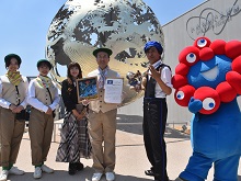 鳥取県＆シグネチャーパビリオン「いのちめぐる冒険」との連携協定調印式2