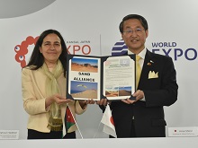 大阪・関西万博 ヨルダン館・鳥取県「サンド・アライアンス」結成調印式1