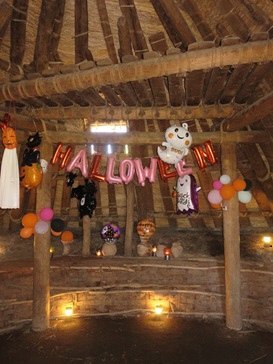 竪穴住居内フォトスポット