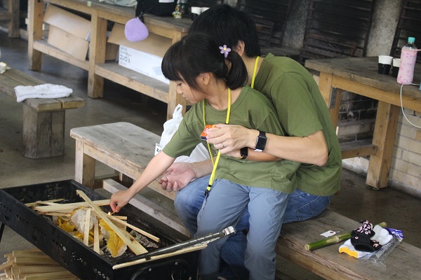 朝の火起こし１