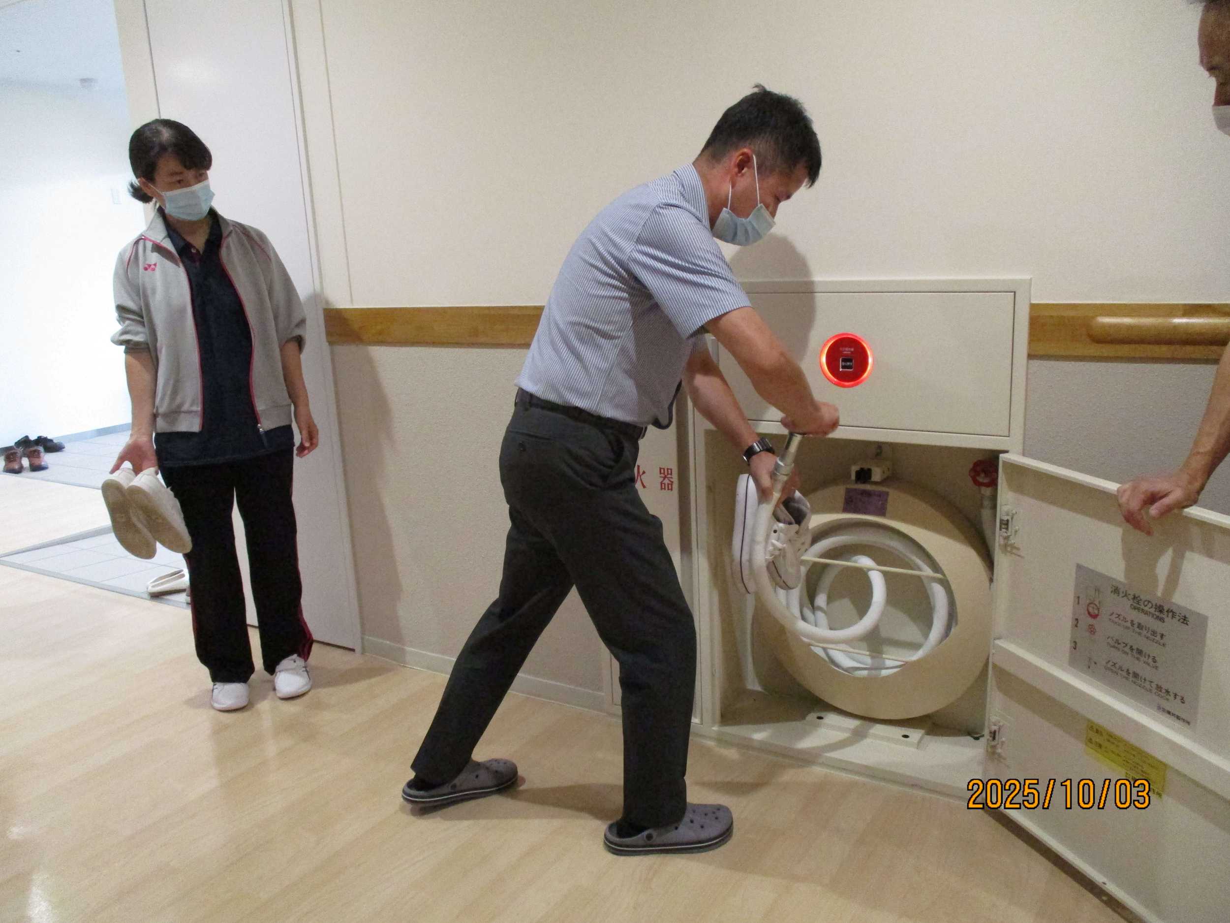 ホース取り出し