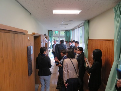 県内調査(県立皆成学園)の様子 県内調査(県立皆成学園)の様子