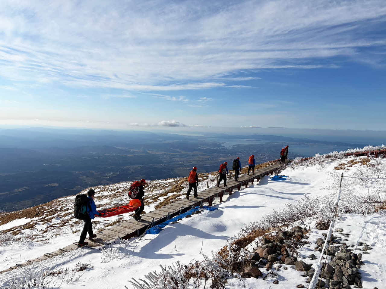 大山遭難広域救助隊