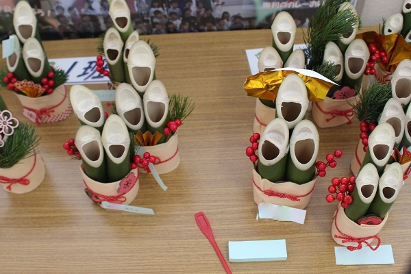 ミニ門松飾りづくり