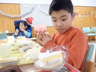 いちごショートを選んだ児童