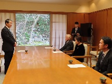 新嘗祭献穀者への感謝状贈呈式1