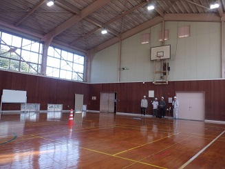 ドローン操作の訓練の様子