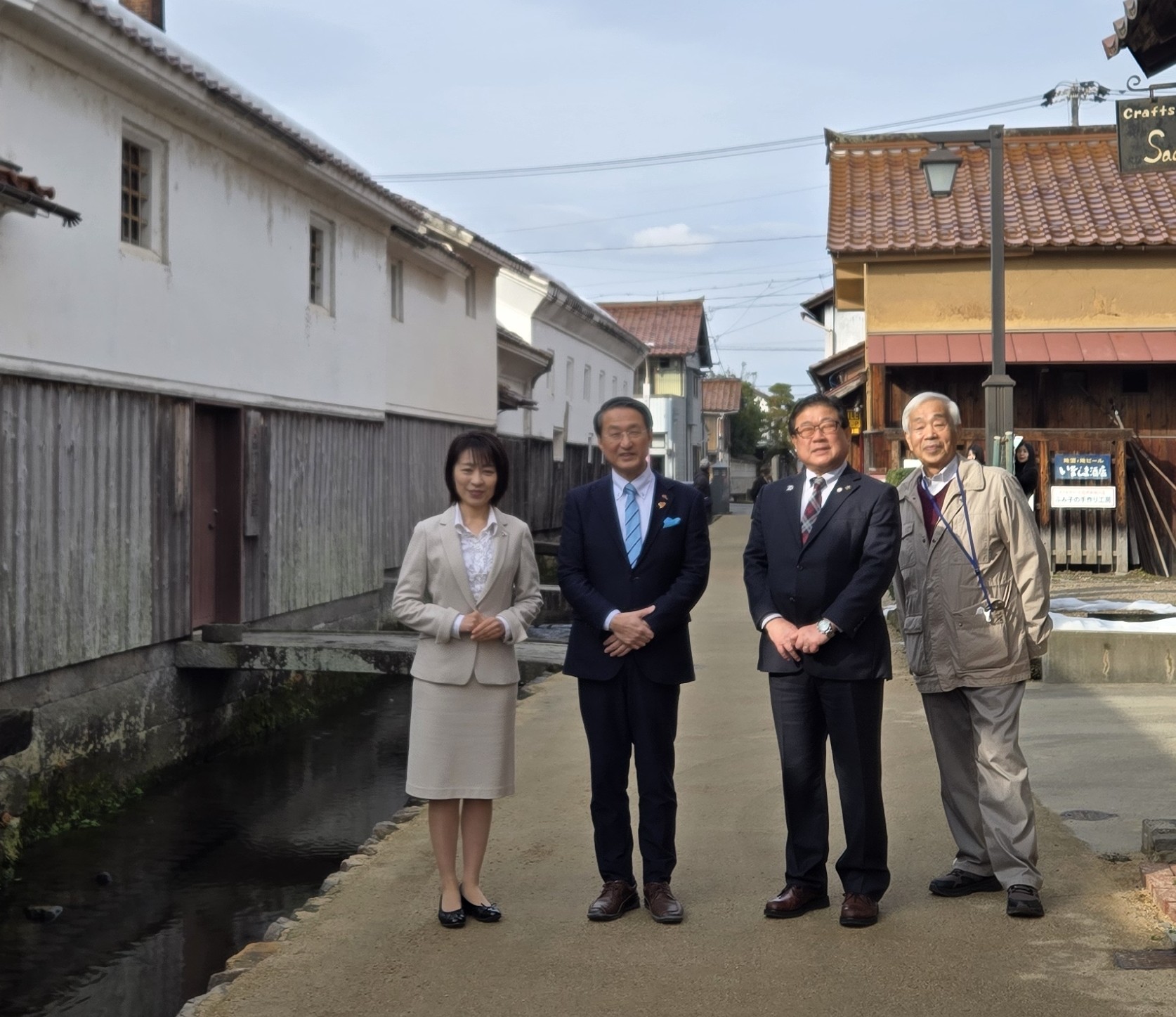 白壁土蔵群視察