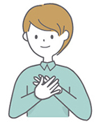 桜の手話のイラスト2