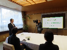 「LINEとりふる」運用開始セレモニー1