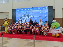 クルーズ船「レガッタ」初寄港歓迎セレモニー2