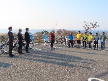 「鳥取うみなみロード」ナショナルサイクルルート指定候補ルート選定セレモニー1