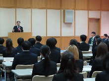 鳥取大学医学部医学科及び保健学科地域枠等入学生との懇談会1