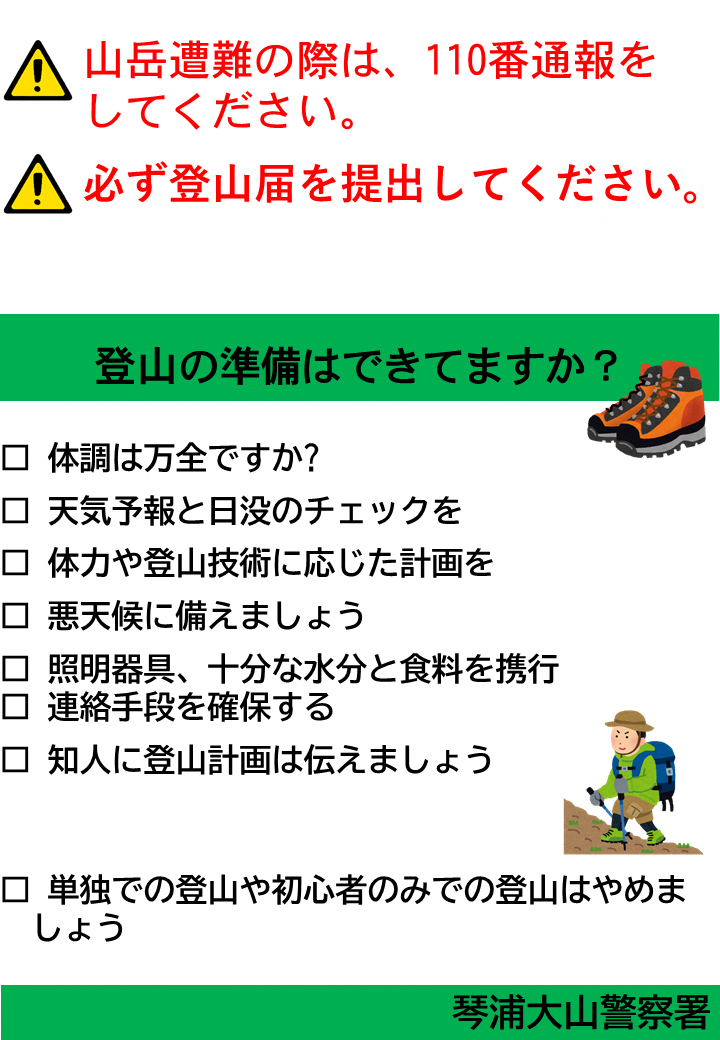 遭難防止