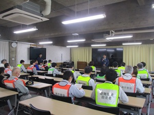 訓練終了後の講評
