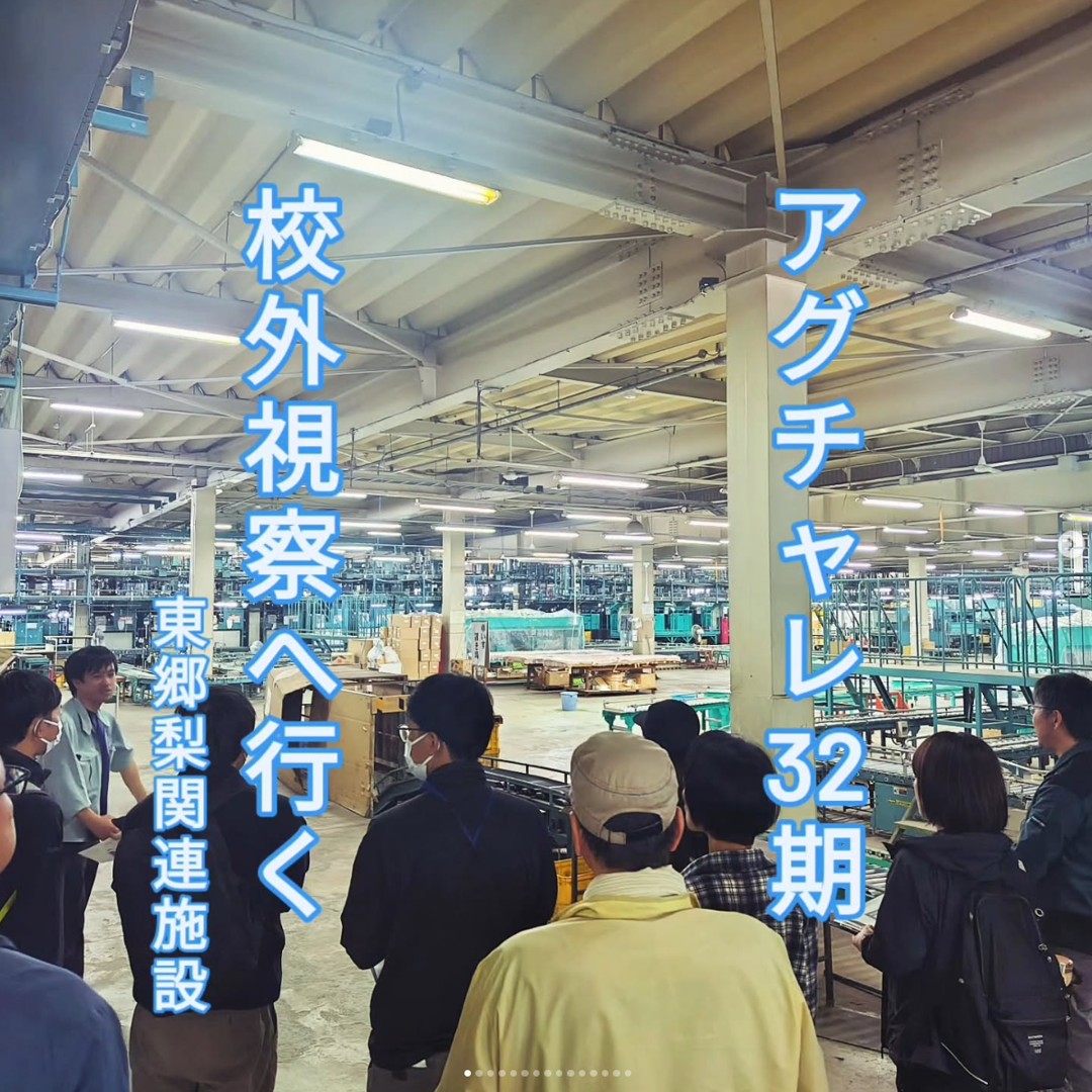 校外視察(3)（東郷梨選果場）