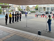 令和8年熊本地震に係る熊本県氷川町への炊き出し支援出発式1