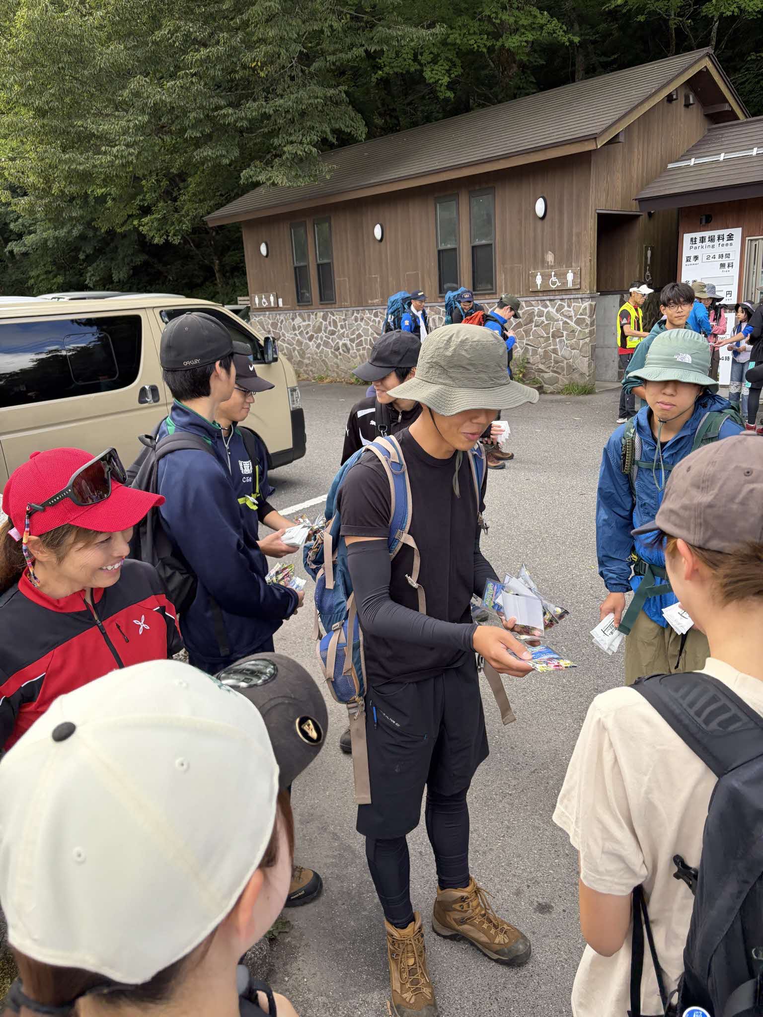 高校生との合同山岳広報を実施