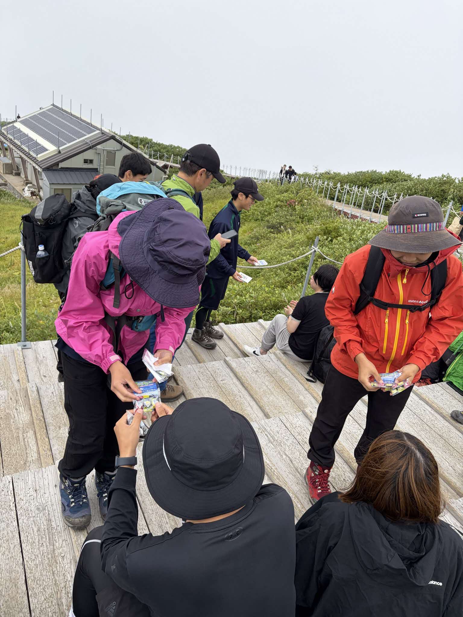 高校生との合同山岳広報を実施