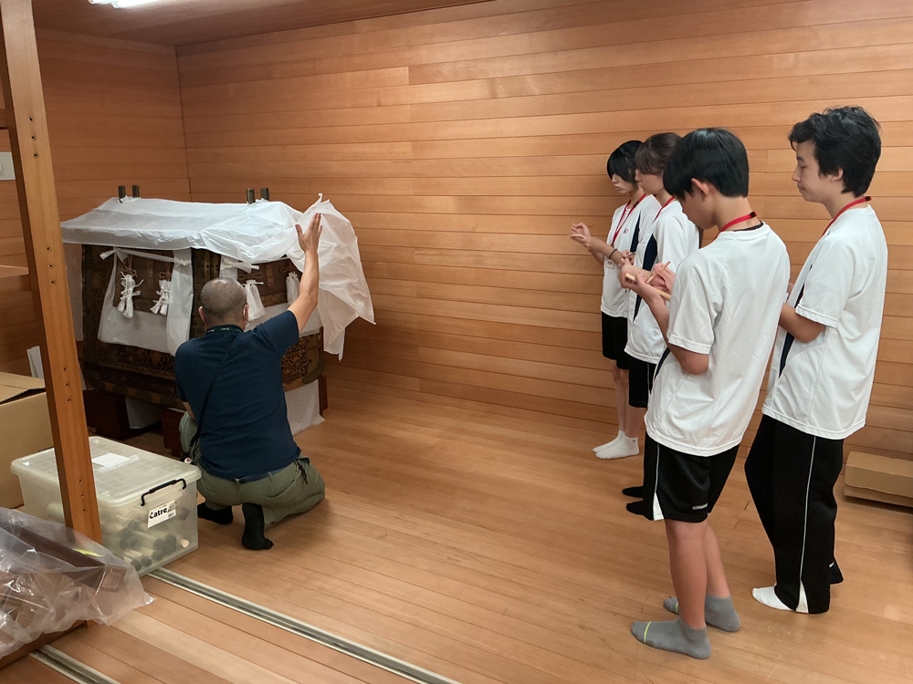 職場体験の様子