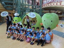 なしっこ館「梨オブジェ」完成セレモニー2
