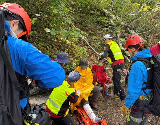 １日山岳遭難救助隊長