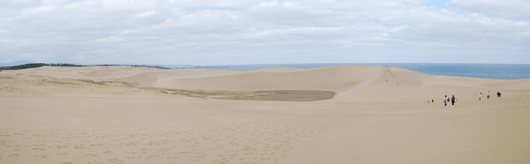 馬の背の風景