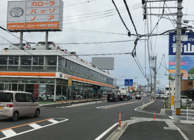 安長北交差点 対策後写真