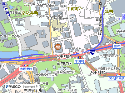 都道府県会館周辺地図