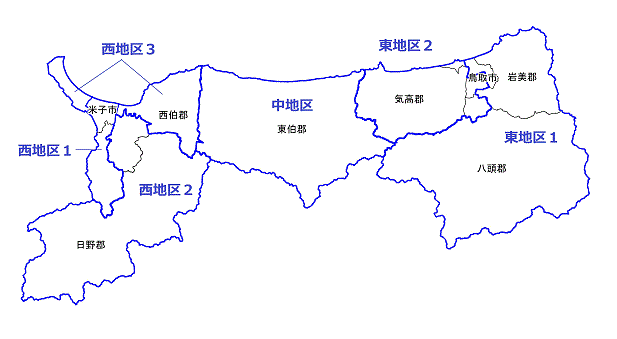 チ号演習地区別地図